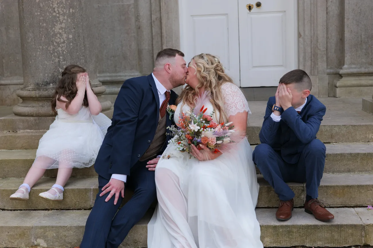 A lively wedding party moment captured by Shine Pics